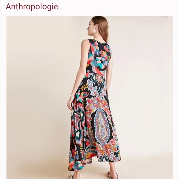 MAEVE Anthropologie multicolor maxi dress Camilla - Picture 16 of 16
